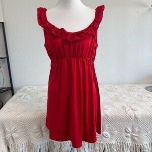 Baby Phat Red Lingerie Dress Slip Nightie YK Medium